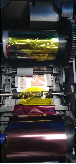 Datacard德卡SP30证卡打印机打印的时候色带断带